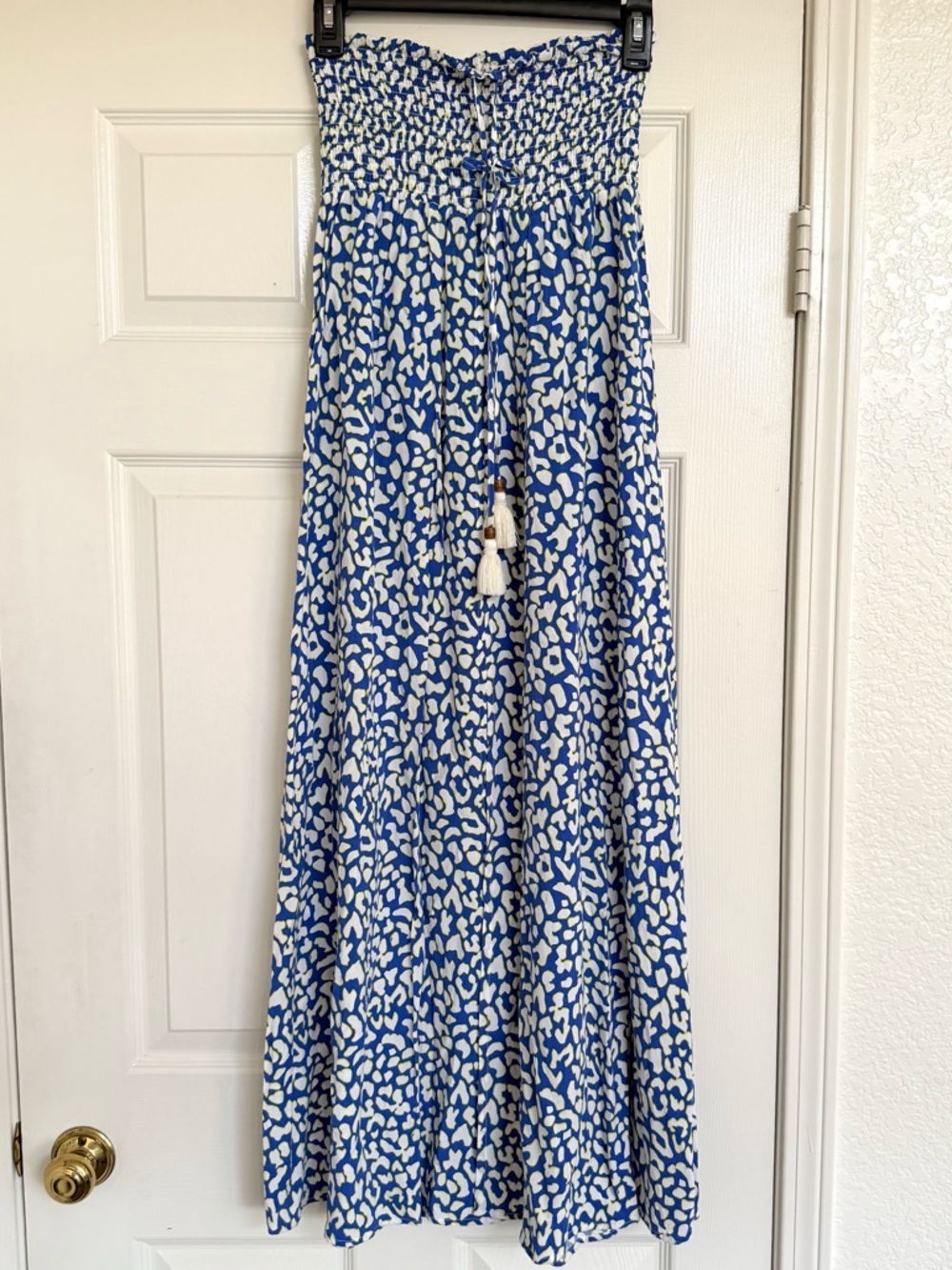 Maaji Enchanted Convertible Skirt Maxi Blue Animal Print M Revolve - Picture 5 of 10